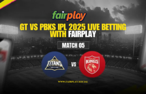 Read more about the article Fairplay Live Betting Guide: Gujarat Titans vs. Punjab Kings – IPL 2025
