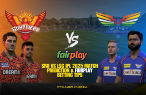 Read more about the article Who Will Win SRH vs LSG? Fairplay IPL 2025 Match Prediction & Tips