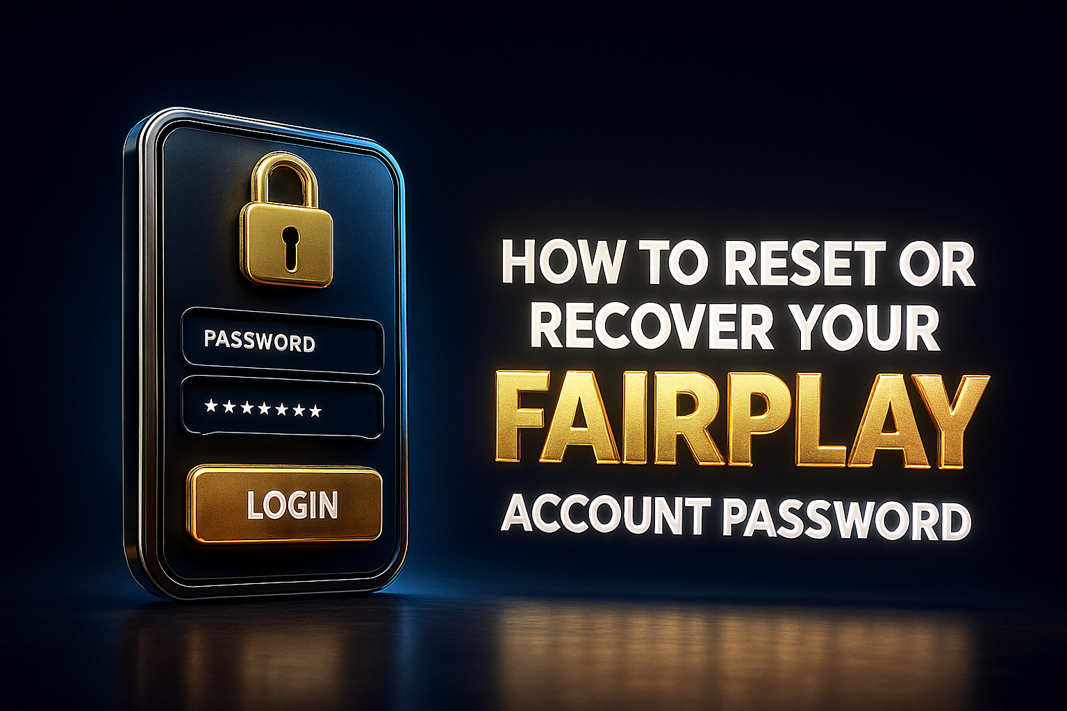 You are currently viewing How to Reset or Recover Your Fairplay Account Password