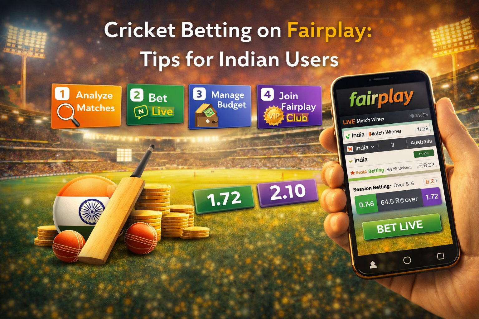 You are currently viewing Cricket Betting on Fairplay: Tips for Indian Users
